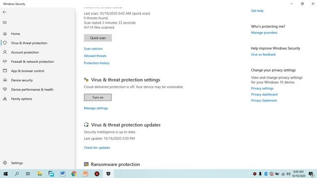 Windows Security Settings | Turning It On | Windows Protection - Firewall смотреть онлайн