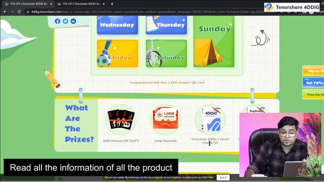 Flip For 100% Win Gifts-Tenorshare 4DDiG Back-to-School Sales 2022 смотреть онлайн