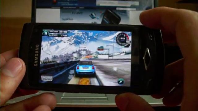Gra Asphalt 5 w Samsung S8500 Wave. Samsungbada.pl смотреть онлайн