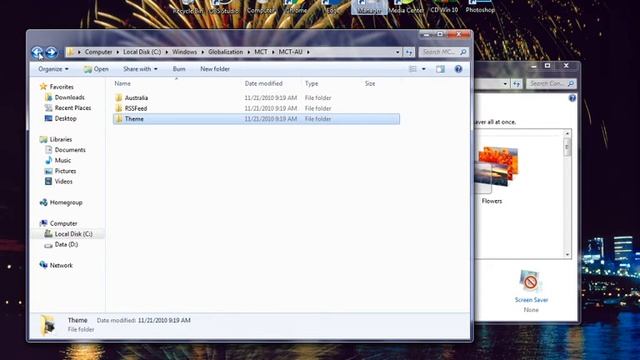 How to show windows 7 hidden theme's смотреть онлайн