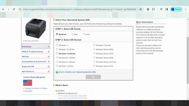 Brother TD 4750TNWB Driver Download and Setup Windows 11 Windows 10, Mac 13, Mac 12 смотреть онлайн