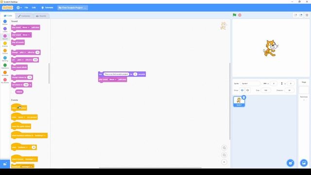Introduction to Scratch 3.0 and Our First Project смотреть онлайн