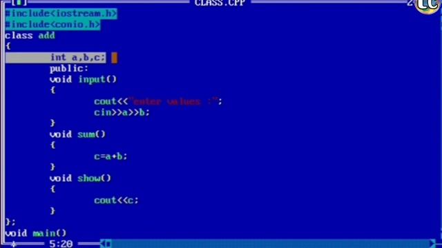 C++ program to add two numbers using class | sum of two numbers using classes in c++ смотреть онлайн