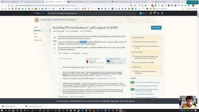 Open ESRI File Geodatabase con QGIS and GDAL driver смотреть онлайн