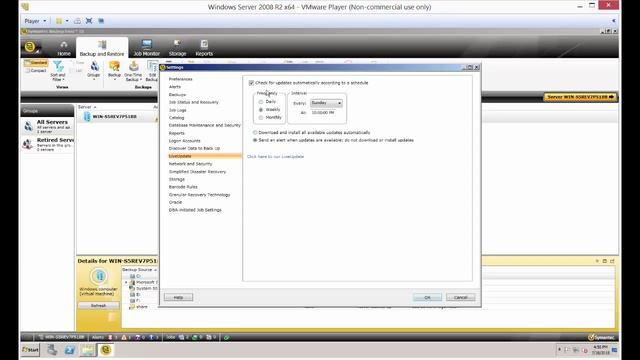 How to change live update settings in Backup Exec 15 смотреть онлайн