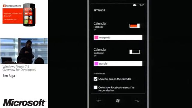 Windows Phone Camps Online Denmark Dev01 Windows Phone 7 5 Overview for Developers смотреть онлайн