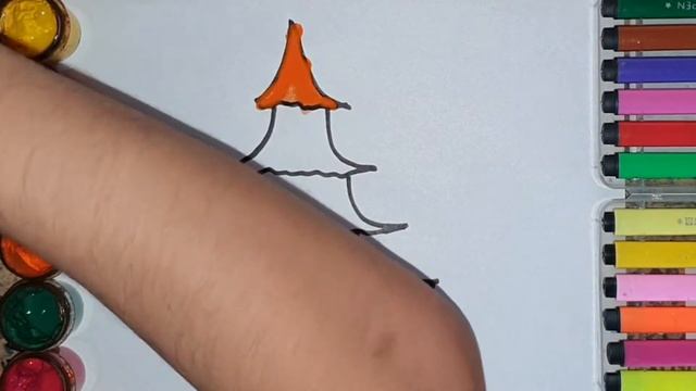 Bolalar Uchun Archa Rasmini Chizish