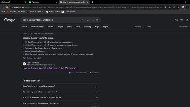 how to capture video on windows 10 Google Search Google Chrome 2023 07 25 09 09 11 смотреть онлайн