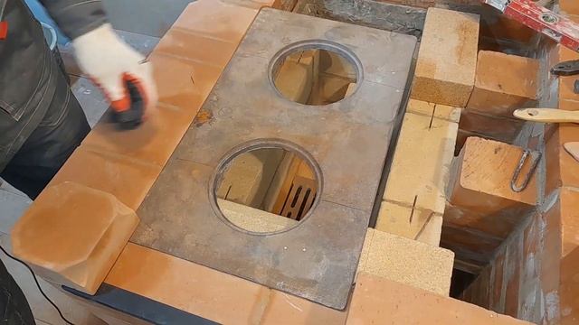 Печь для дачи (шведка) пошагово, как сложить печь для дачного домика, печь без порядовки часть 10 смотреть онлайн