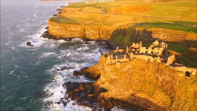 DJI Phantom 3 Advanced - Golden Hour At Dunluce Castle & Mermaids Cave смотреть онлайн