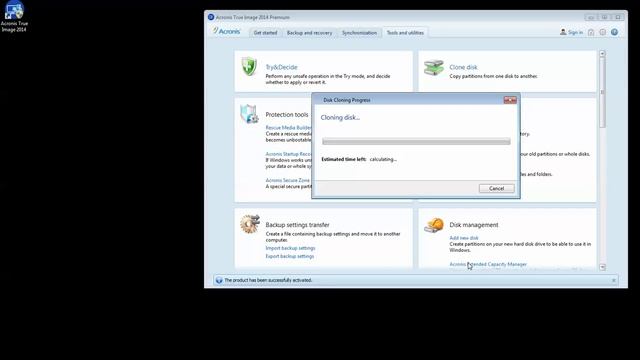 Klonim i hard disk me Acronis смотреть онлайн
