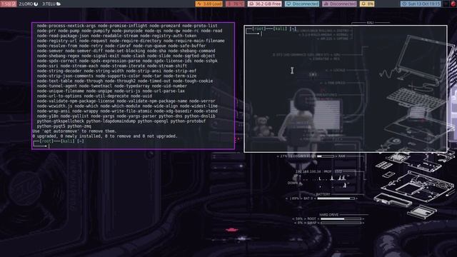 kali linux new wallpaper.gif i3wm смотреть онлайн