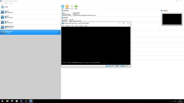 Windows NT 4.0 - Installation in Virtualbox смотреть онлайн