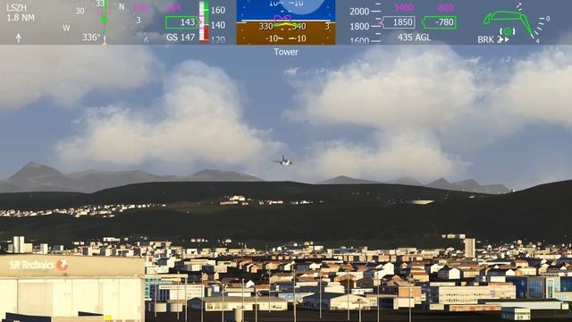 Aerofly FS Global Zurich A320 Landing | The Best Mobile Flight Simulator смотреть онлайн