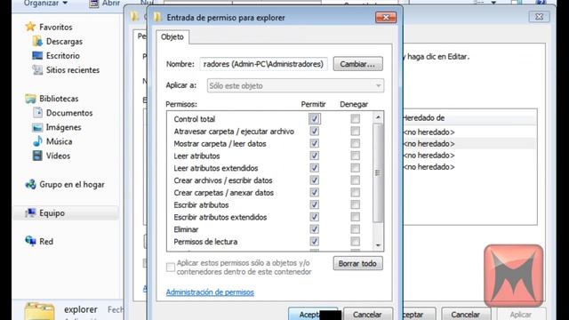 Añadir o cambiar permisos de Administradores en Windows / смотреть онлайн