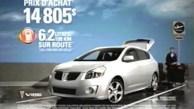 Pontiac Vibe, Roulez petit, vivez en grand 2 PUB смотреть онлайн
