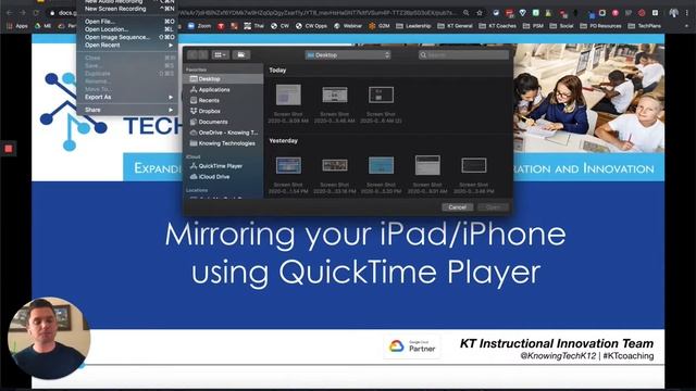 Quicktime + iPad/iPhone Mirroring Tutorial смотреть онлайн
