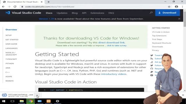 Install Visual Studio Code Terlengkap di Windows 10 смотреть онлайн