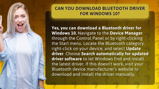Can you download Bluetooth driver for Windows 10? смотреть онлайн