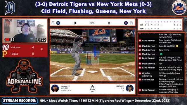 Detroit Tigers vs New York Mets Live Reaction | MLB | Watch Party | 4/1/24 | Tigers vs Mets смотреть онлайн