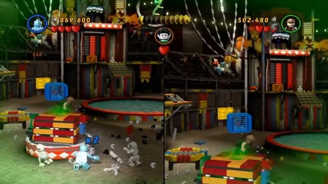 LEGO Marvel Super Heroes 100% Walkthrough Part 38: Stunt Show Surprise Story & Free Play Bonus Leve смотреть онлайн