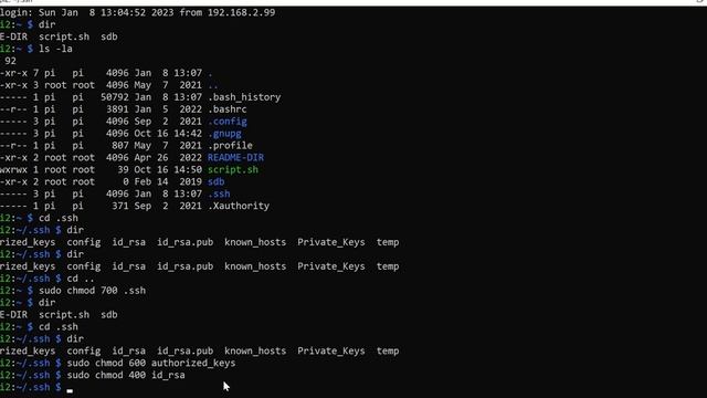 Getting SSH Keys to Work--FINALLY--Permissions смотреть онлайн