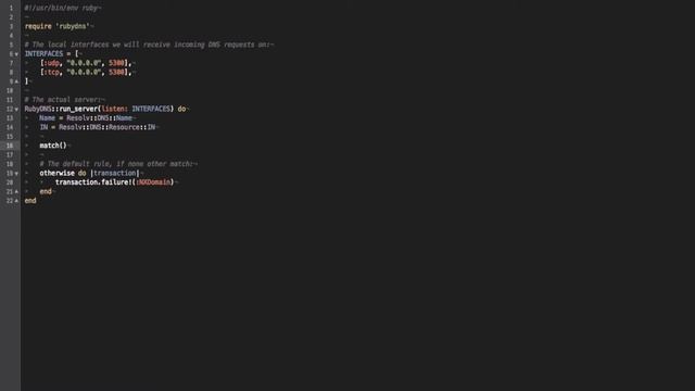 RubyDNS Introduction смотреть онлайн