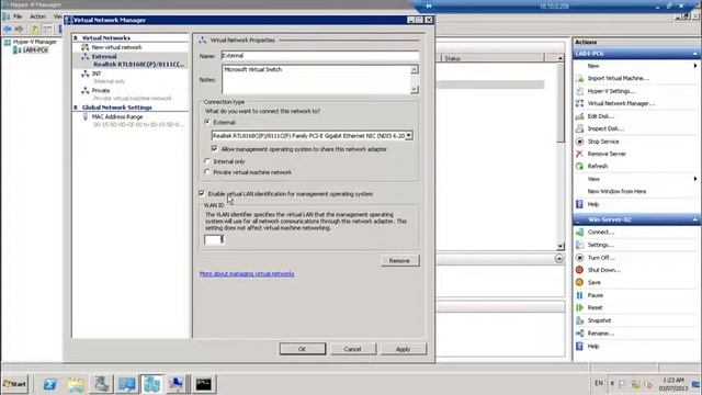 Hyper-v 06 Hyper V Workshop Network VLANs Legacy NIC PXE Boot смотреть онлайн