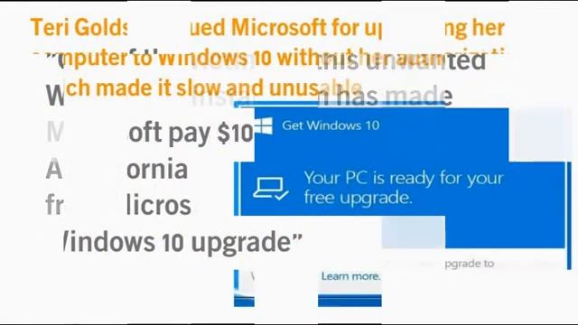 Woman wins $10,000 after suing Microsoft over 'Forced' Windows 10 Upgrade | CR Risk Advisory смотреть онлайн