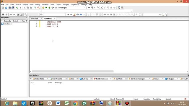 How to install CODEBLOCKS || How to compile FORTRAN programs || Fortran coding for addition смотреть онлайн