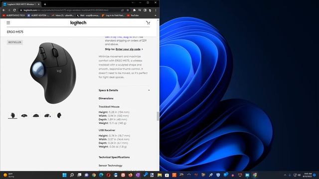 REVIEW ON MICROSOFT MECHANICAL ERGONOMIC KEYBOARD & LOGI ERGO M575 WIRELESS TRACKBALL MOUSE смотреть онлайн