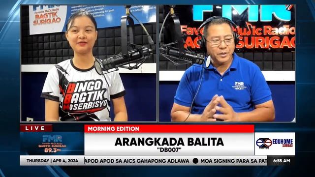 97.3 FM RADIO BAGTIK SURIGAO | ARANGKADA BALITA (6:00 AM- 8:00 AM) DB007 | 23 MARCH 2024 смотреть онлайн