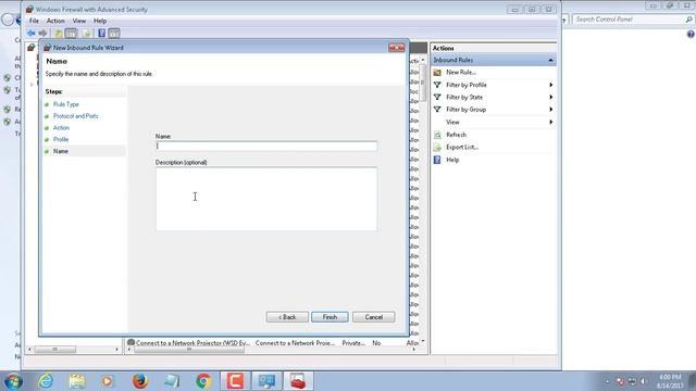Opening a port in Windows Firewall 2047 oyebaa смотреть онлайн