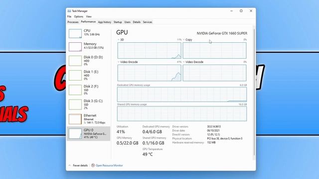 Check Graphics Card Temperature In Windows 11 (No Software) смотреть онлайн