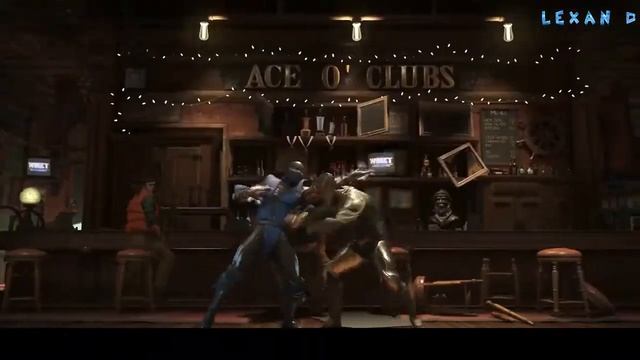 Injustice 2 - Саб-Зиро против Чёрного Адама - Intros & Clashes (rus) смотреть онлайн