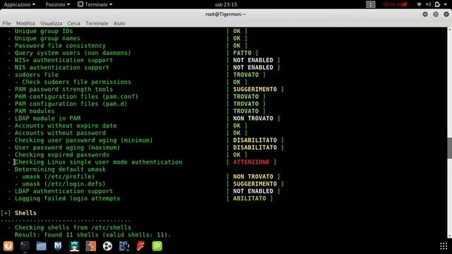 Lynis Audit System Kali Linux tool смотреть онлайн