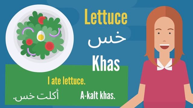 ARABIC Basics- FOOD in Jordanian Accent - Speak Arabic like a pro - for BEGINNERS смотреть онлайн