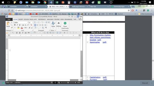Grammarly with MS Word and Track Changes смотреть онлайн