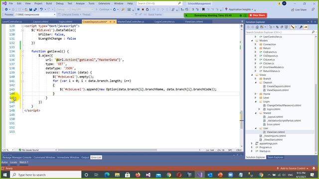 Day 22 - Design Form Create Deposit in School Management using ASP.NET смотреть онлайн