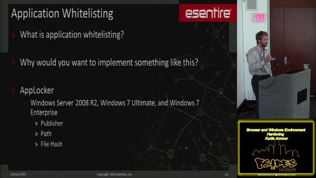 Track207 Browser and Windows Environment Hardening Kurtis Armour смотреть онлайн