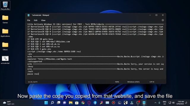 How to activate Windows 11 for free | Tech NDY смотреть онлайн