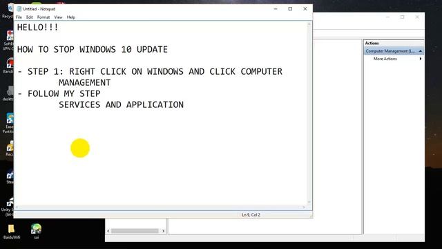 Disable windows update on windows 10 - MANUAL смотреть онлайн