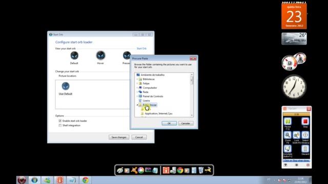 Como mudar a Orb (BOTÃO INICIAR WINDOWNS 7) смотреть онлайн