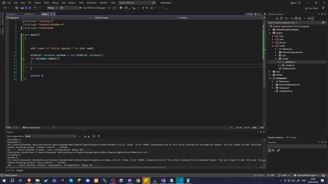 A Window in OpenGL! - SpectraWise Engine - 001 смотреть онлайн