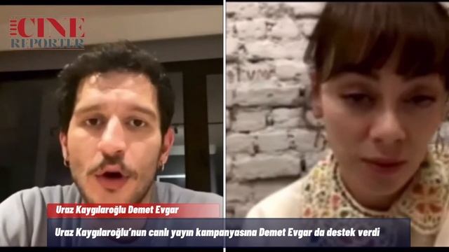 Uraz Kaygılaroğlu’nun canlı yayın kampanyasına Demet Evgar ücretsiz Tiyatro sözüyle destek verdi смотреть онлайн