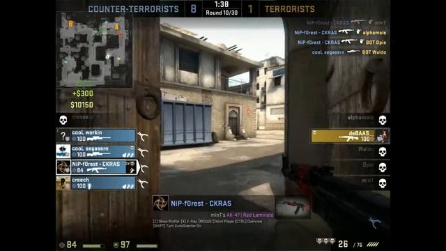 Lame hacker in CS:GO Match Making(STEAM_1:0:17312128) смотреть онлайн