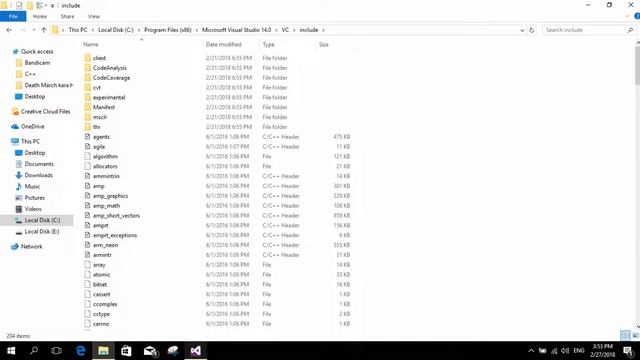 using stdc++.h in visual studio смотреть онлайн