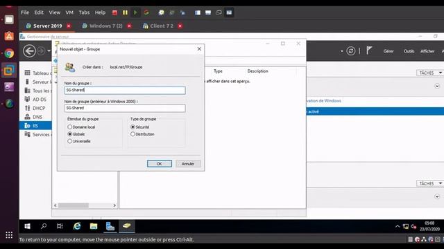 Windows Server 2019 en Controleur de Domaine смотреть онлайн