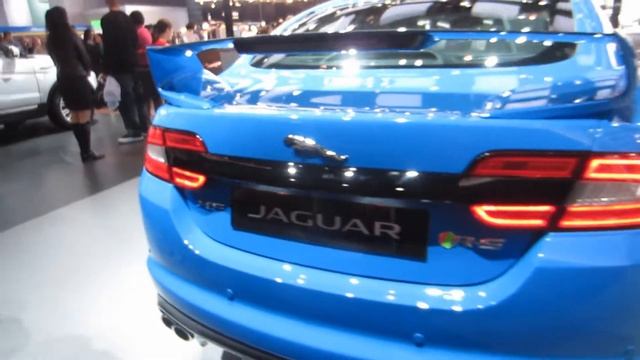 2014 Jaguar XFR-S At NAIAS 2013 Detroit Auto Show смотреть онлайн