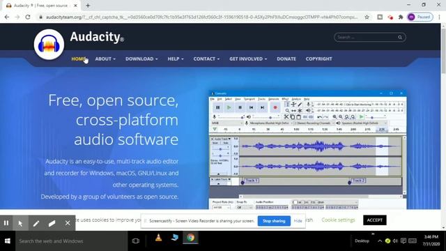 How To Download Audacity Software | Free Audio Editing Software Download | Audacity kaise download смотреть онлайн